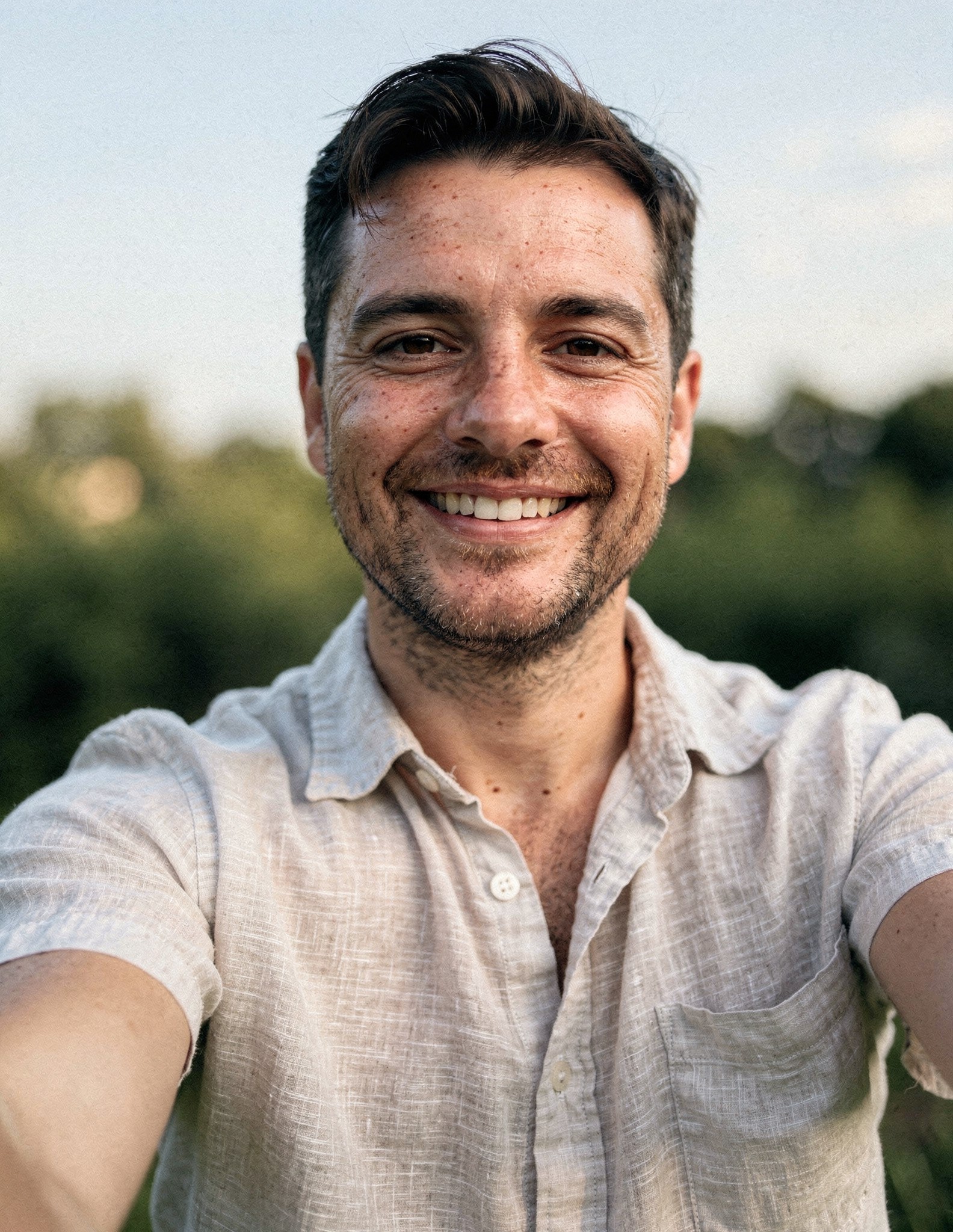 A face generated entirely by AI
